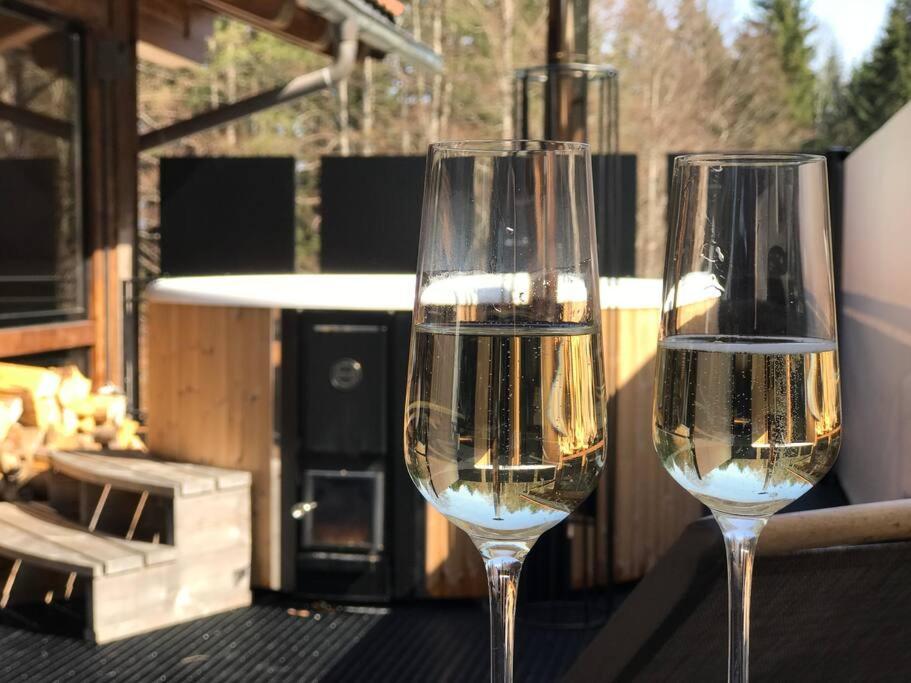 Chalet S - 5 Sterne Luxus Ferienhaus Direkt Am Eibsee Und Zugspitze Грайнау Экстерьер фото
